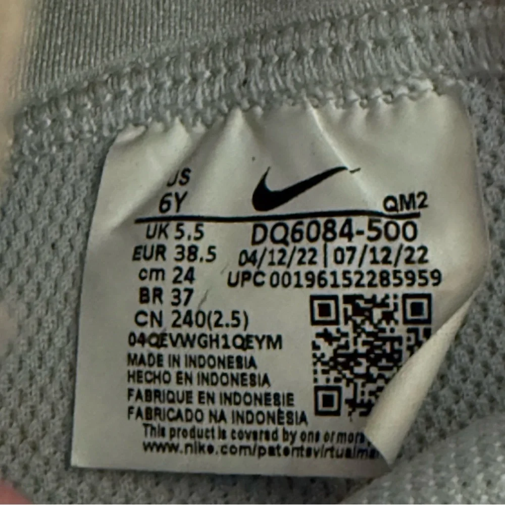 NIKE BLAZER MID 77 GRADE SCHOOL BARELY GRAPE COOPER METALLIC YOUTH - Picture 8 of 10